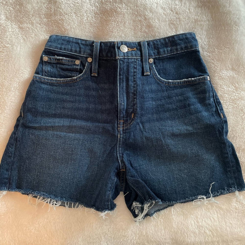 MADEWELL Curvy High Rise Denim Shorts Size 26